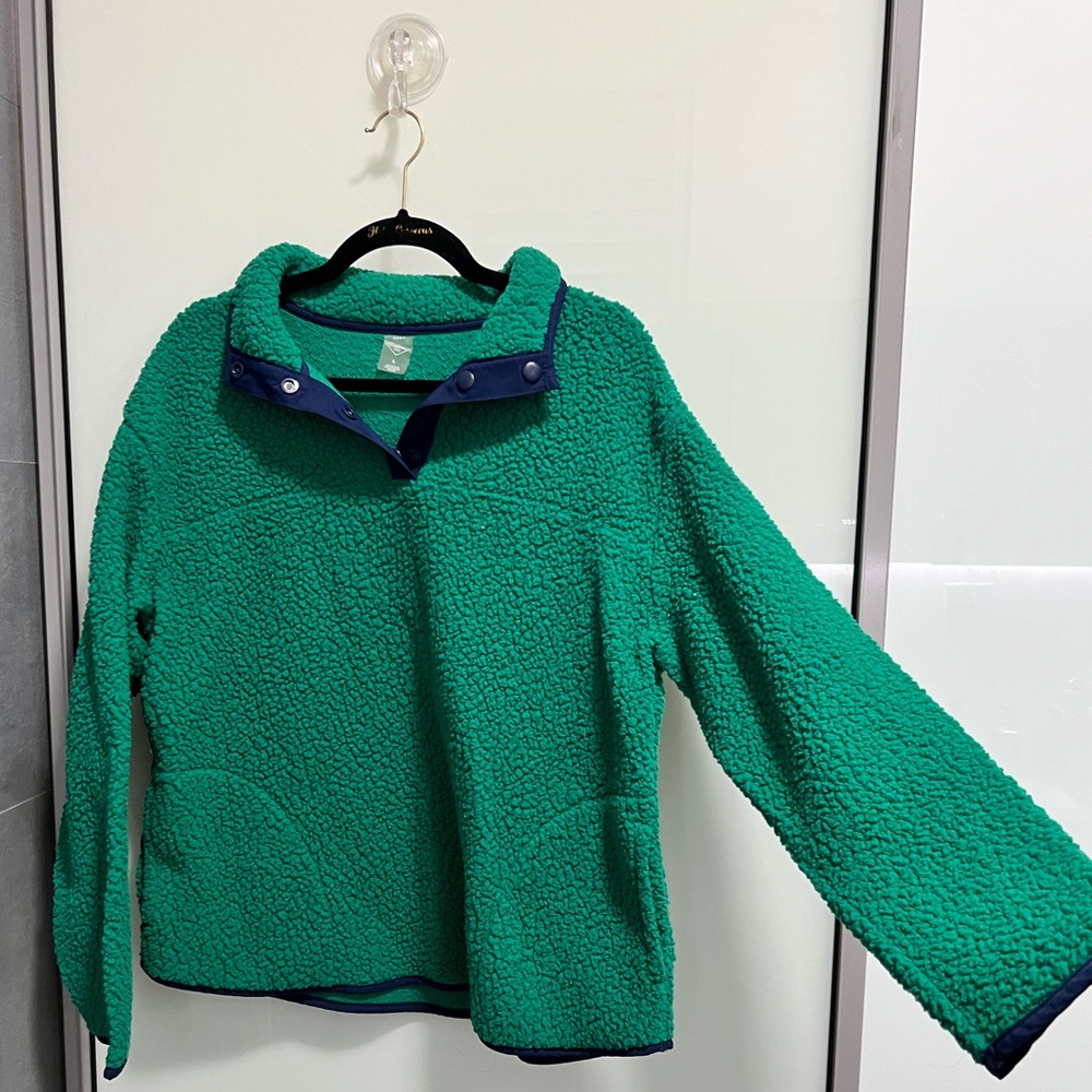 Vintage Jacket St.John's Bay Blue Cowl Neck |